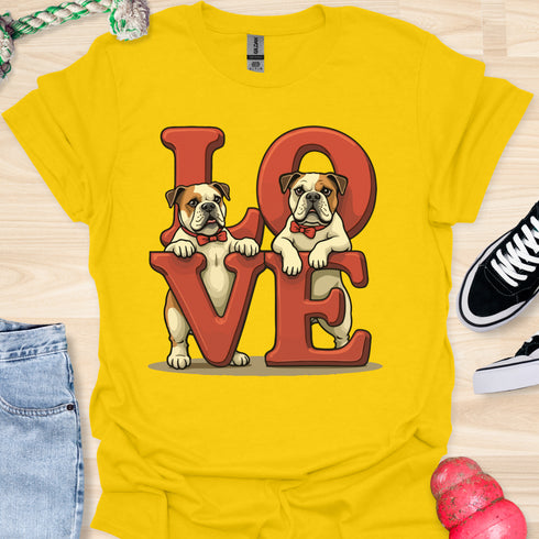Love is a four legged word - V6 - Standing Duo T-Shirt